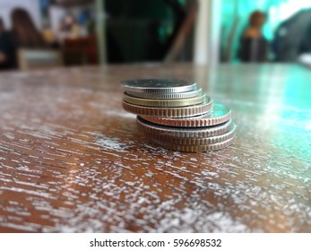 stack of coins