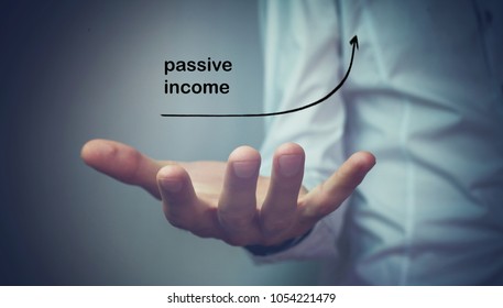 Stack of coins and arrow are growth up