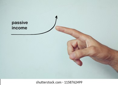 Stack of coins and arrow are growth up