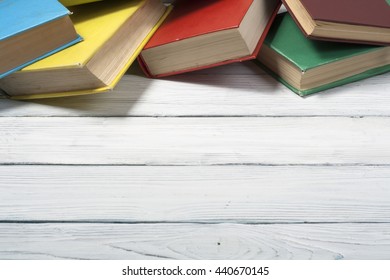 Stack Colorful Books Education Background Back Stock Photo 440670145 ...