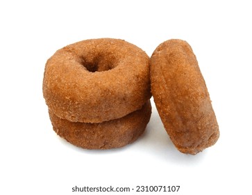 Stack Donuts on a white background