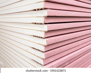 Stack Drywall Sheets Gypsum Building Material Stock Photo 1901523871 ...