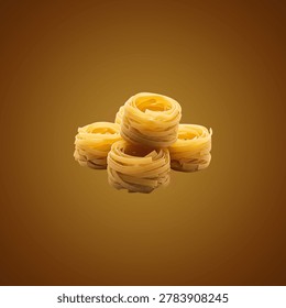 A stack of golden coins with a reflective surface sits on a wooden background. The close-up shot highlights the metallic texture and shiny appearance of the coins, emphasizing their value and luxury. The wooden surface provides a natural contrast to the gold color.
