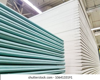 Stack Gypsum Board Preparing Construction Stock Photo 1064133191 ...