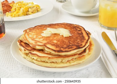 Scrambled Eggs And Pancakes Images Stock Photos Vectors Shutterstock