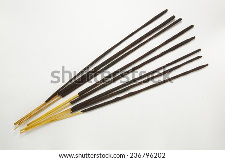 stack of insense sticks 