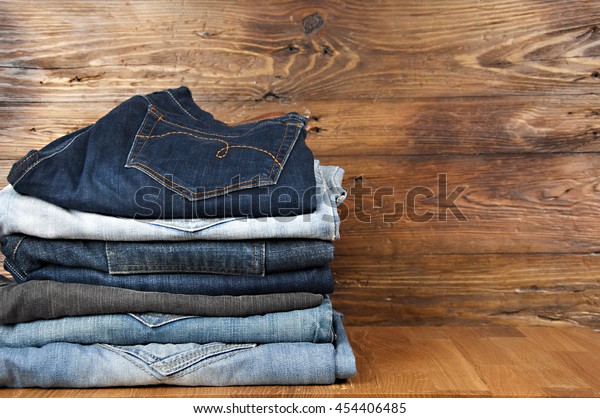 man stack jeans