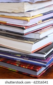 Stack of Library Books
