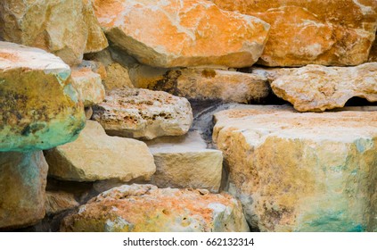 stack of limestone rocks