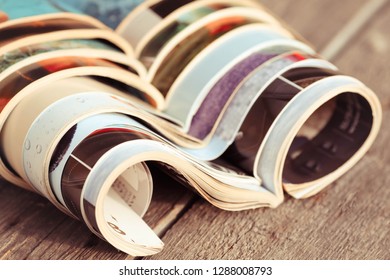 Stack of magazines