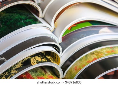 Stack of magazines