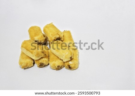 A stack of nastar cookies is a typical dish for Eid al-Fitr