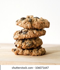 Stack Of Oatmeal Cookies