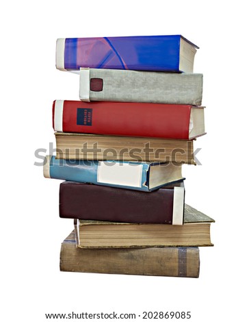 Stack of old books