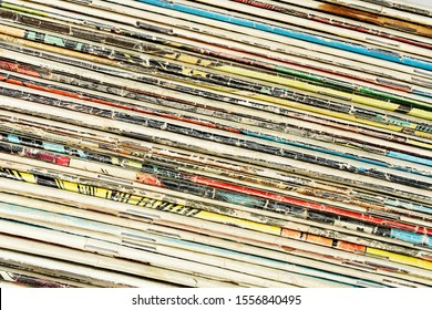 Stack Of Old Comic Books, Abstract Backround