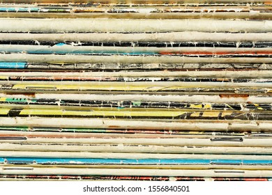 Stack Of Old Comic Books, Abstract Backround