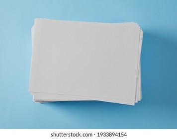 Stack Of Paper View From Above