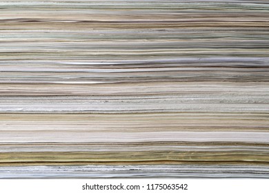 Stack of papers, close-up
