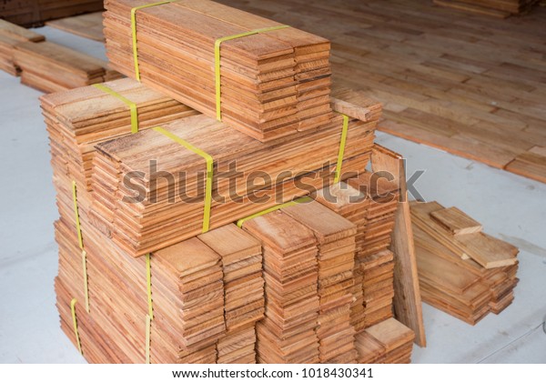 Stack Parquet Wood Slice Flooring Wood Stock Photo Edit Now