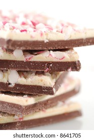 Stack Of Peppermint Bark