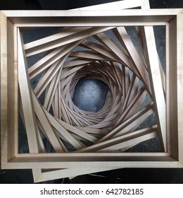 Stack of picture frames