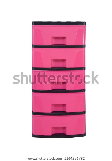 Stack Plastic Storage Drawer Home Office Stock Photo Edit Now