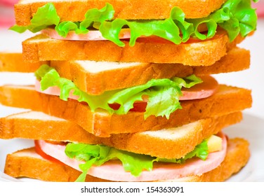 stack of sandwiches