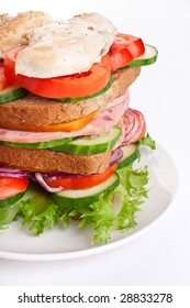 stack of sandwiches