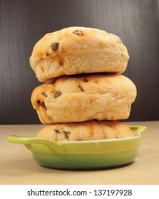 stack of savoury rolls 