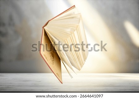 stack of school reading books on wooden desk