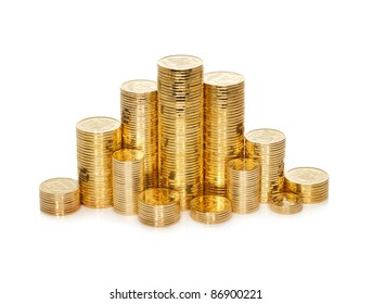 Stack Shiny New Golden Ukrainian Coins Stock Photo 86900221 | Shutterstock