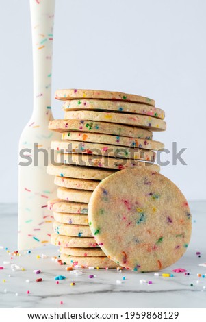 Similar – Image, Stock Photo Cookies decorated with sugar paste