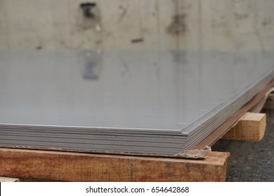 Stack Of Stainless Steel Sheet In Factory