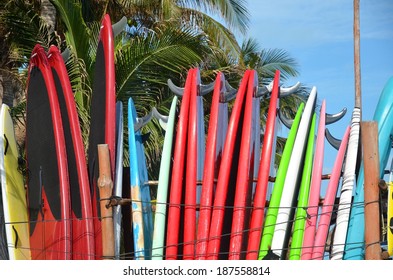 Stack Of Surfboards