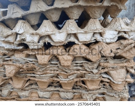 Similar – Image, Stock Photo Eggs on rack in local market for sale