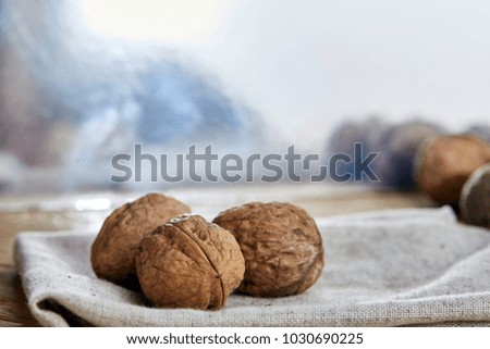 Similar – Image, Stock Photo nut mix Food Plant Round