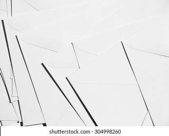 Stack of white envelops