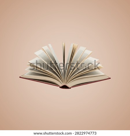 Stack of white papers with clipped corner on white background