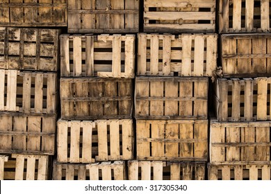 Stack Of Wooden Crates