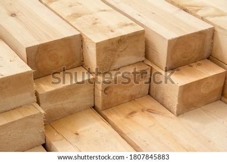 Similar – Image, Stock Photo Beam construction of a roof
