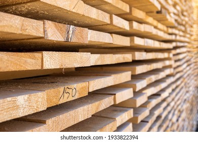 Stack wooden studs, industrial wood lumber wood textures. - Powered by Shutterstock