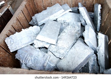 Stack Of Zinc Ingot