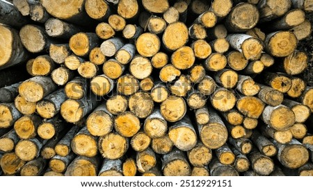 Stacked Logs End Grain Pattern