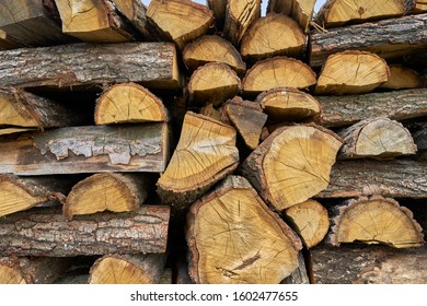 Stacked Oak Wood Smoking Fireplace Stock Photo 1602477655 | Shutterstock