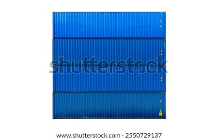 Similar – Image, Stock Photo 4 blue containers stacked on top of each other