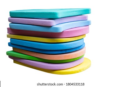 Stacked Swimming Plastic Kick board colorful - Powered by Shutterstock