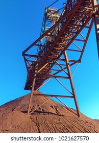 Stacker, Pilbara mining region ,Western Australia
