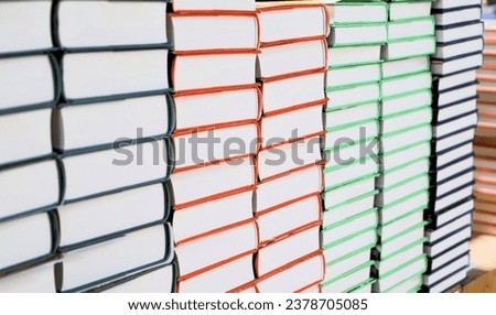stacks of books - texturee and background