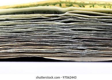 Stacks Of Cash US Currency