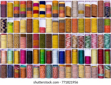 Stacks Of Colorful Bangles